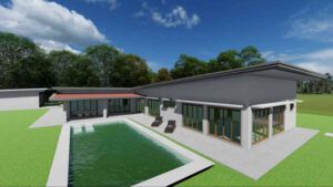 Pool und Sitzplatz